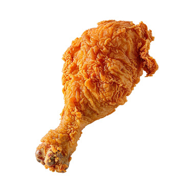 一个油炸大鸡腿小吃