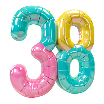 38妇女节立体字体