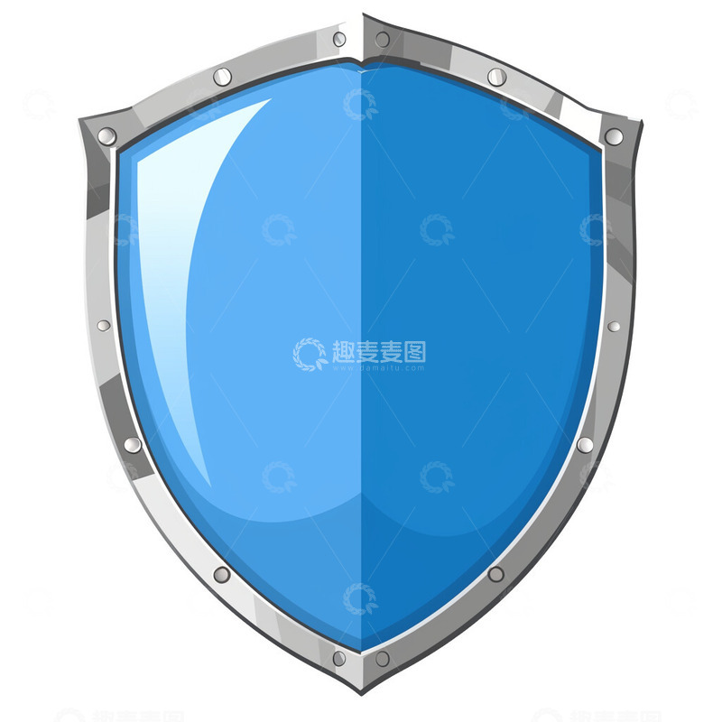 高清大图下载【趣麦麦图】315蓝色盾牌