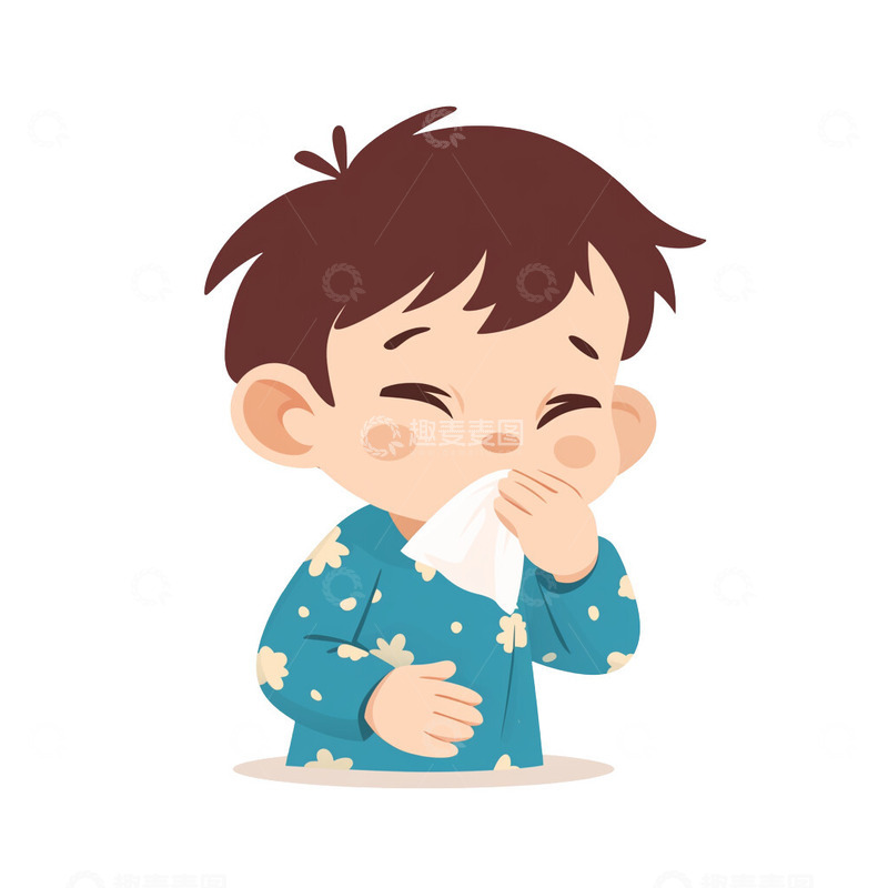 高清大图下载【趣麦麦图】得了感冒流感肺结核的男孩4