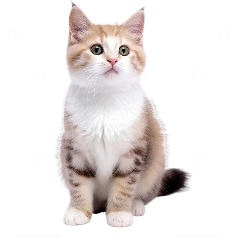 高清大图下载【趣麦麦图】可爱小花猫咪