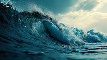 乘风海浪冲浪背景