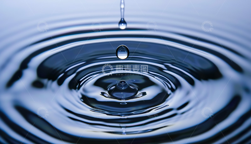 高清大图下载【趣麦麦图】水滴波纹banner背景