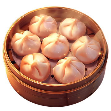 小笼包3D模型
