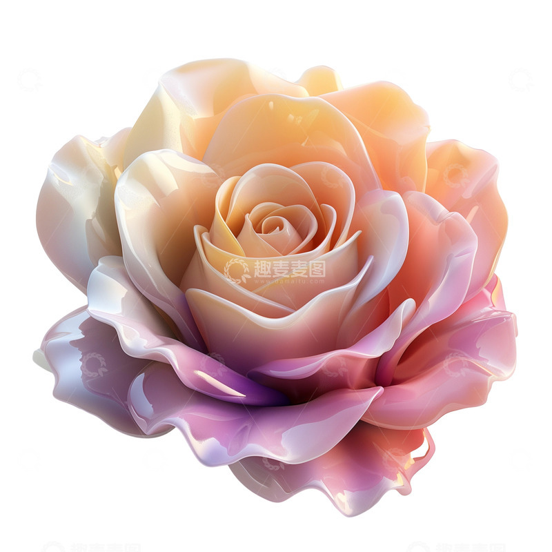 高清大图下载【趣麦麦图】鲜花花瓣妇女节抱鲜花女神插画