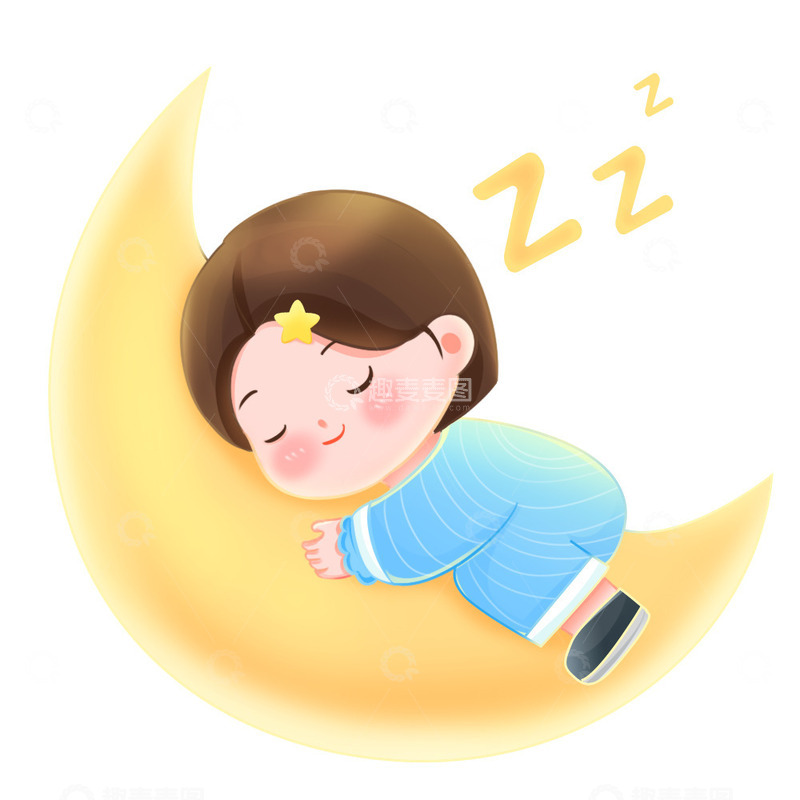 睡眠日睡觉的女孩元素