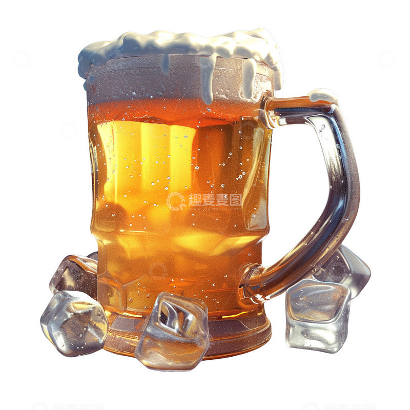 高清大图下载【趣麦麦图】冰啤酒ICON