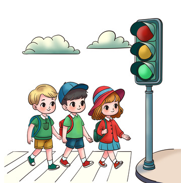 全国中小学生安全教育日-安全过马路