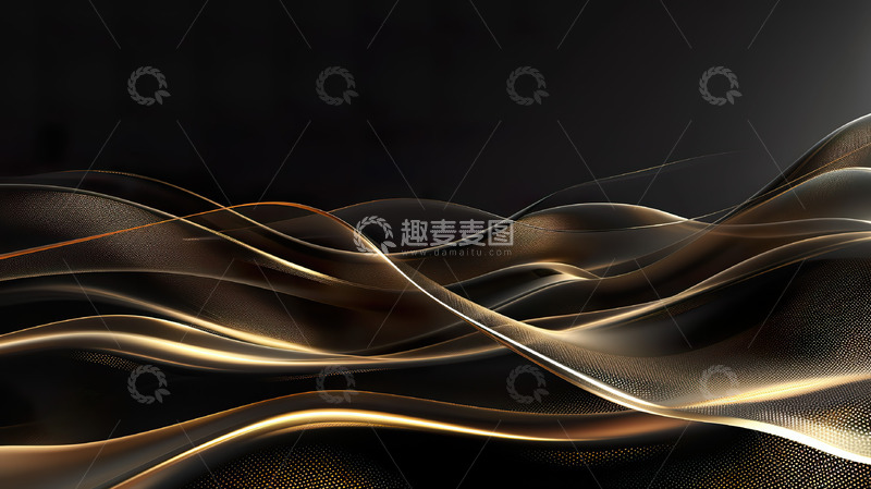 高清大图下载【趣麦麦图】科技光效数据线条背景