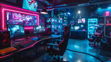 科技感电竞空间