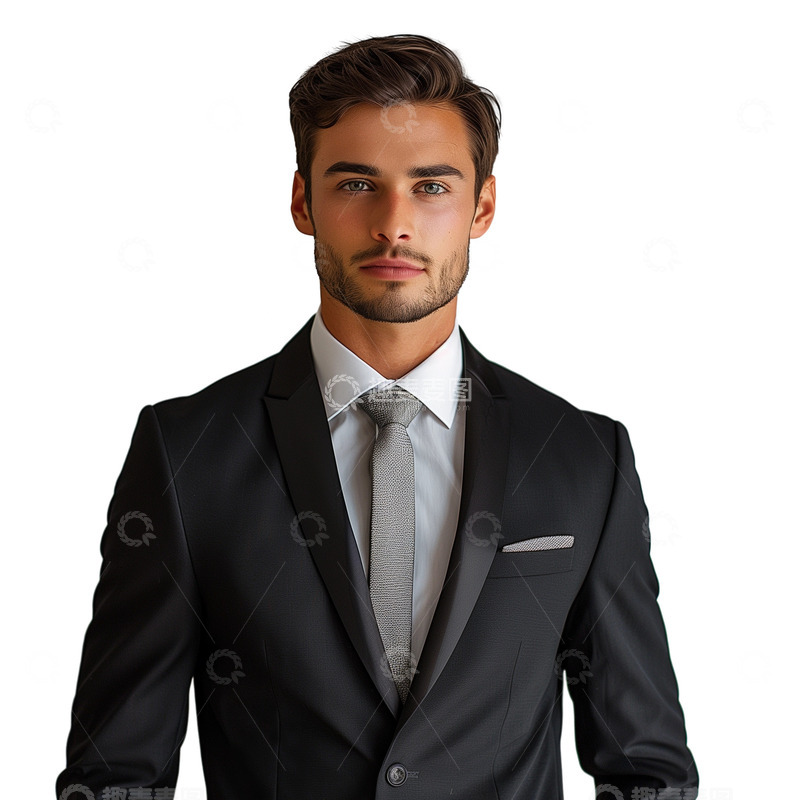 高清大图下载【趣麦麦图】西装西服成熟男士