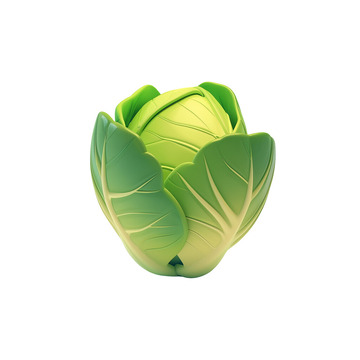 3D大白菜白菜蔬菜中国白菜
