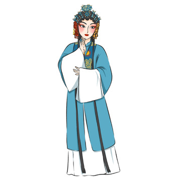 世界戏剧日戏剧青衣人物