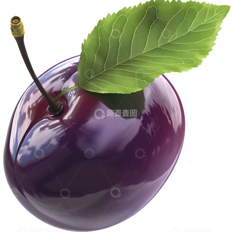 高清大图下载【趣麦麦图】-3D李子大李子