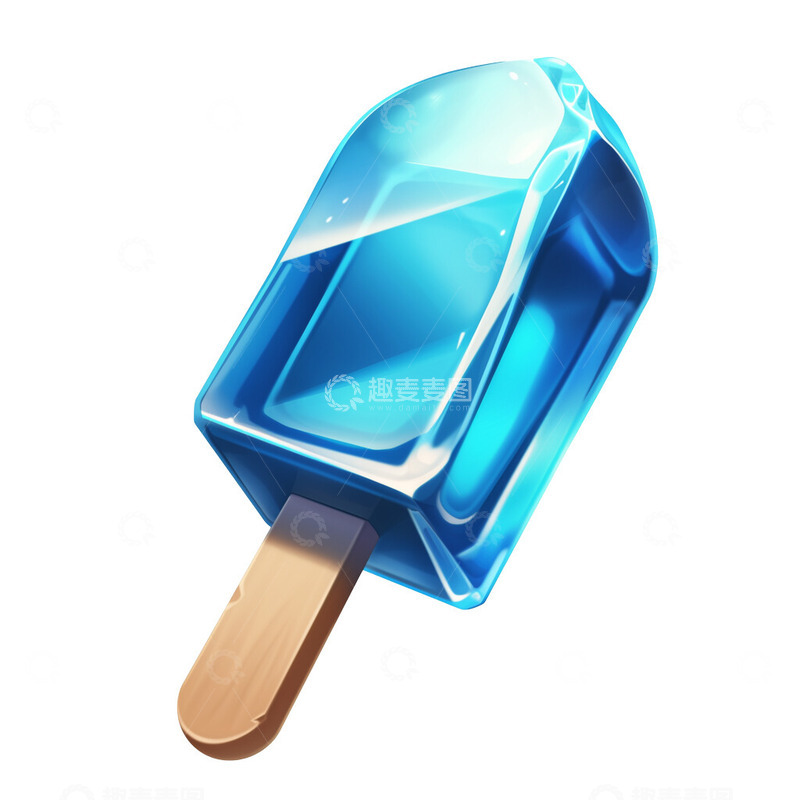 高清大图下载【趣麦麦图】3D冰棍雪糕