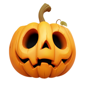 3D南瓜蔬菜南瓜头万圣节