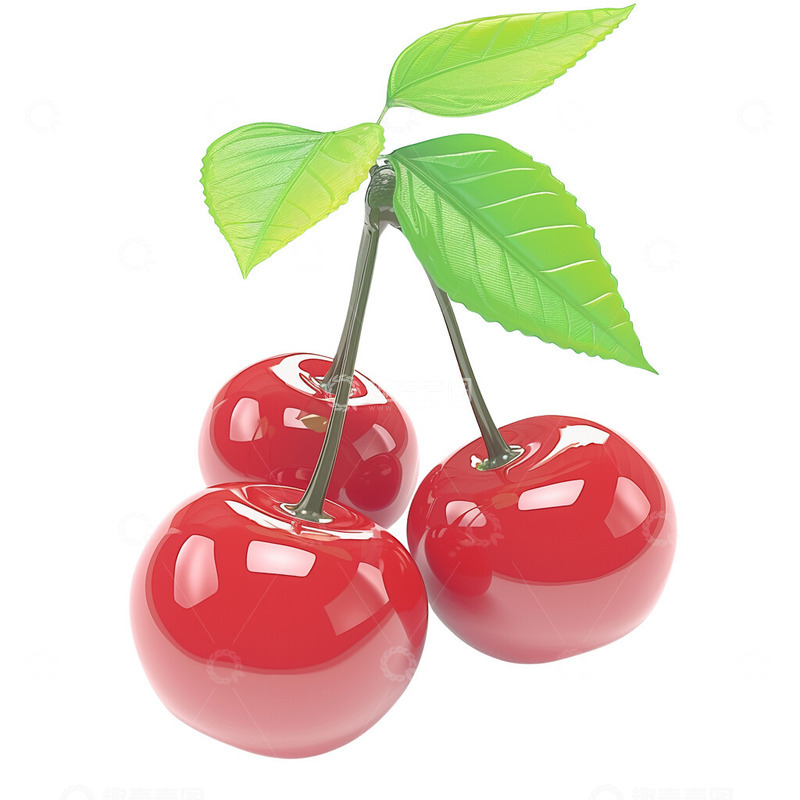 高清大图下载【趣麦麦图】3D樱桃美味