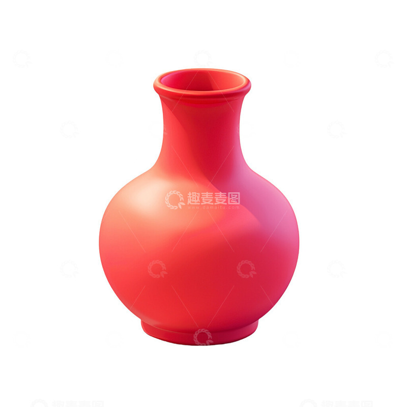 高清大图下载【趣麦麦图】红色罐子瓶子