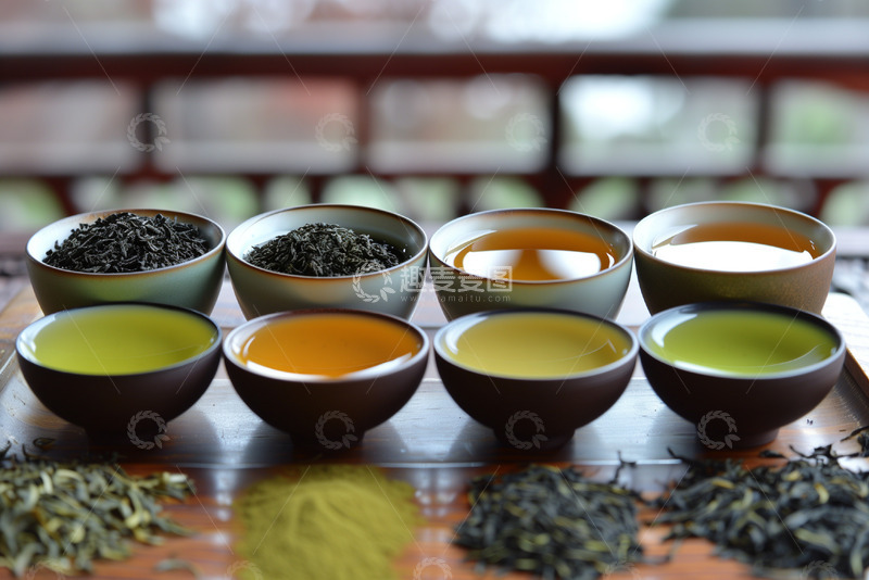 高清大图下载【趣麦麦图】茶叶品茶高清近景