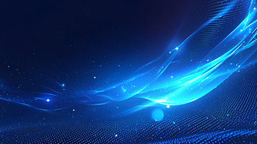 未来科技粒子波浪未来背景