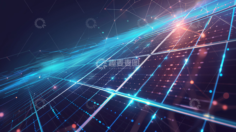 高清大图下载【趣麦麦图】-未来科技太阳能面板
