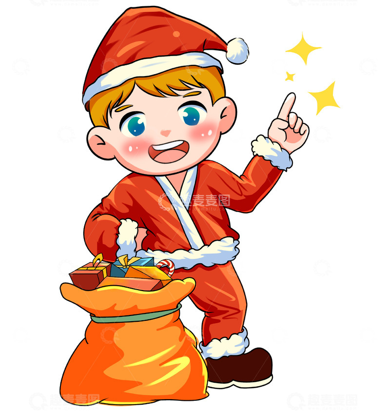 源文件下载【趣麦麦图】圣诞节圣诞服饰
