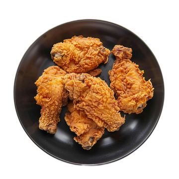 一盘炸鸡翅鸡翼