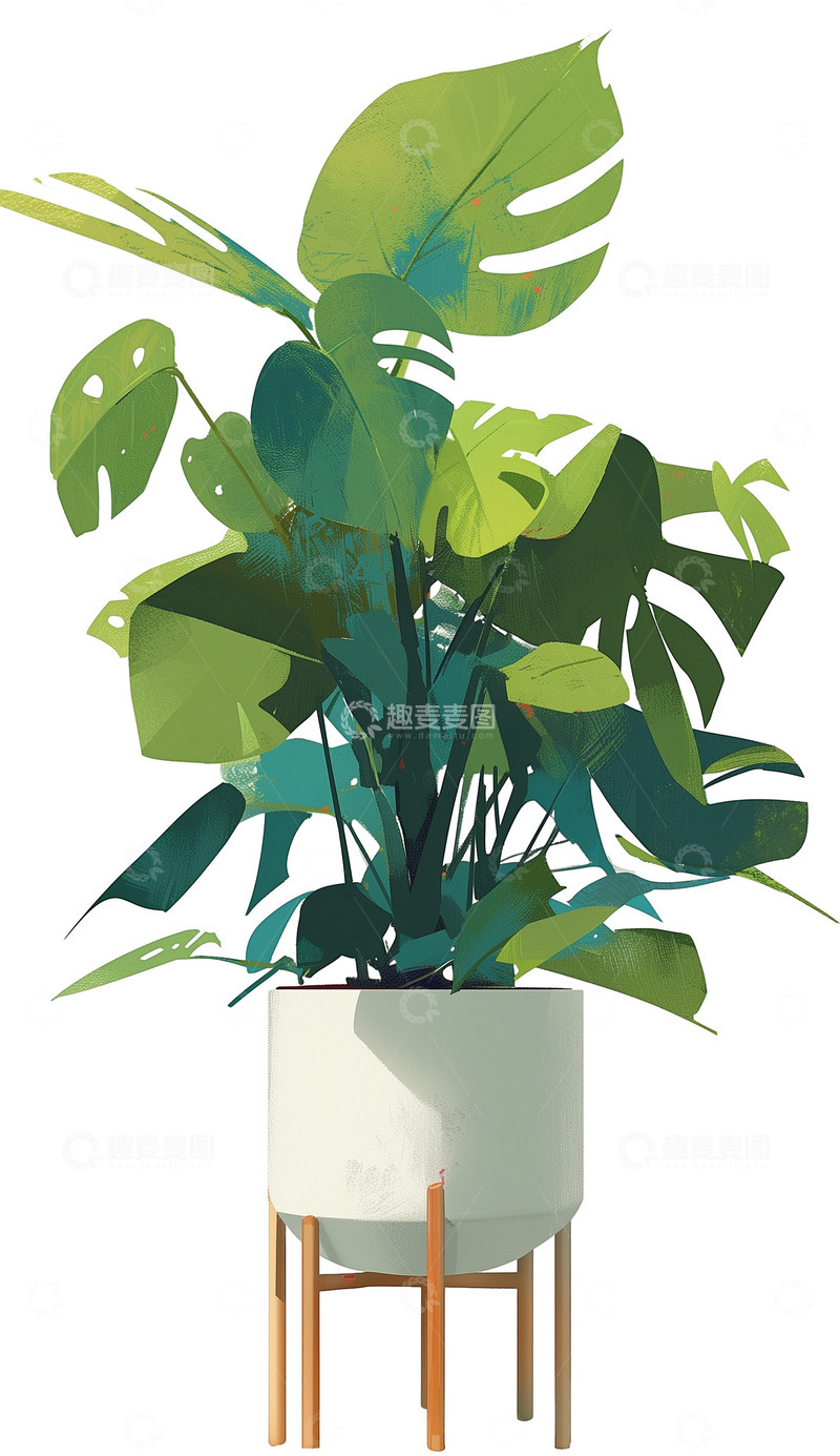 高清大图下载【趣麦麦图】景观绿植摆件元素