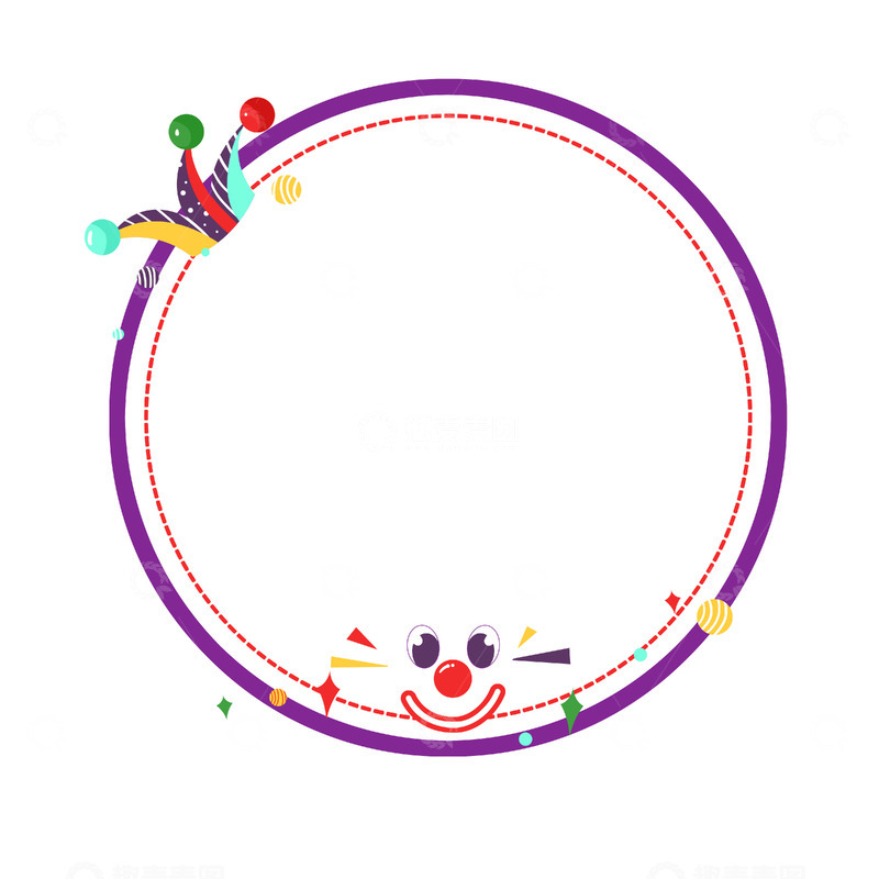 源文件下载【趣麦麦图】手绘节日愚人节简约边框