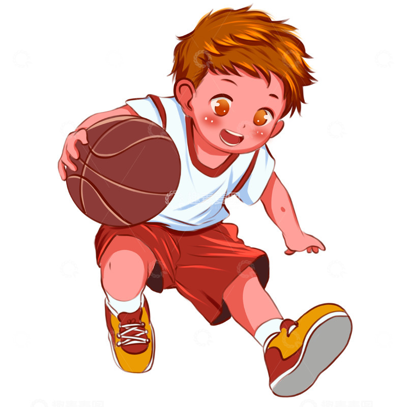 源文件下载【趣麦麦图】-篮球运动活动