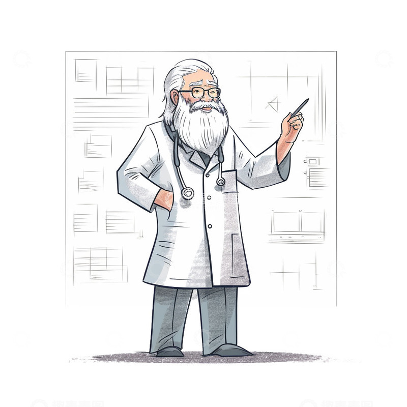 高清大图下载【趣麦麦图】讲解的医学教授