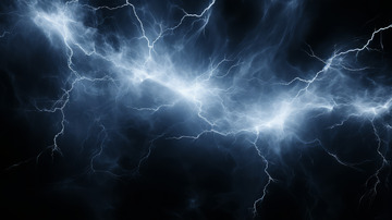 炫酷雷电闪电背景