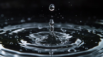水波纹水滴纹理