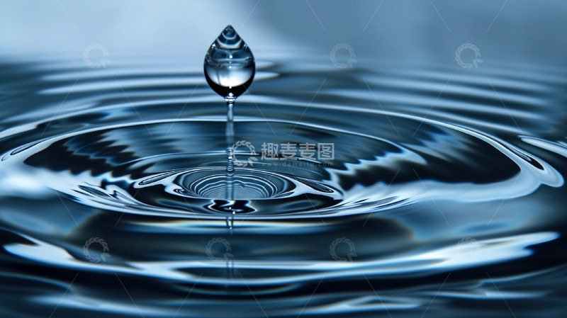 高清大图下载【趣麦麦图】水波纹水滴纹理效果