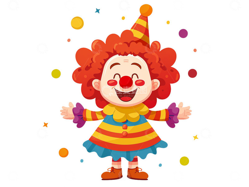 高清大图下载【趣麦麦图】快乐小丑愚人节