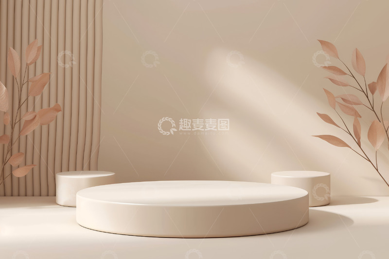 清新电商产品展示海报背景