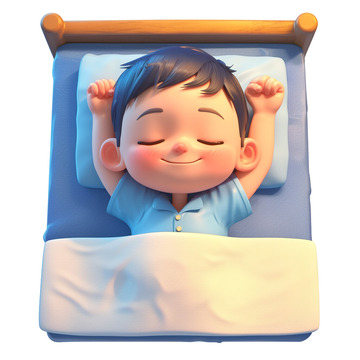 男孩子睡眠国际睡眠日