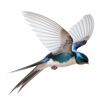 一只栩栩如生的小鸟