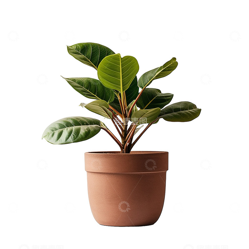高清大图下载【趣麦麦图】一盆家居绿植盆栽