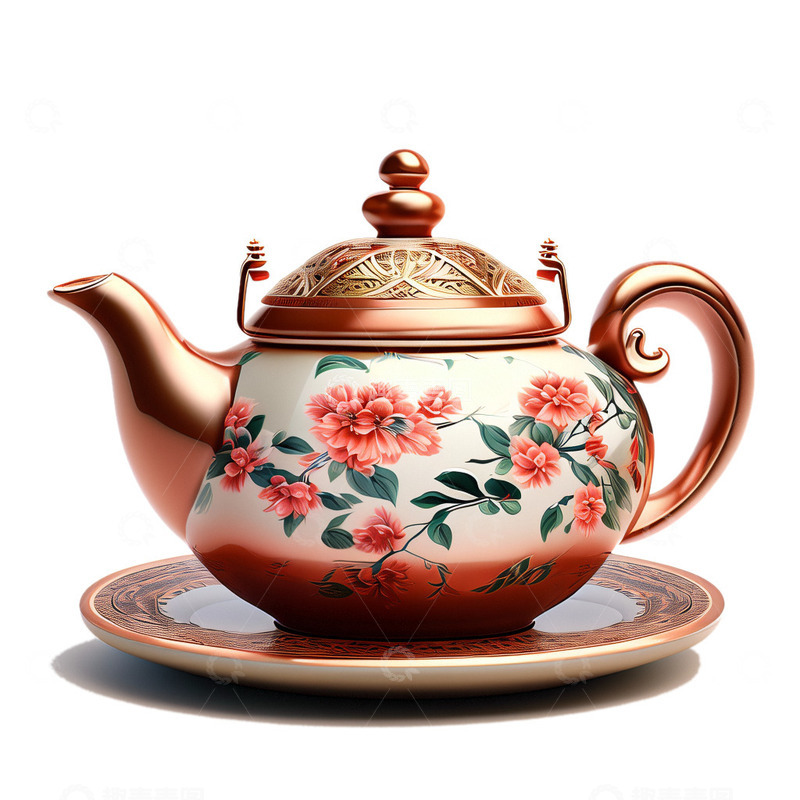 源文件下载【趣麦麦图】3D立体茶壶中国风8
