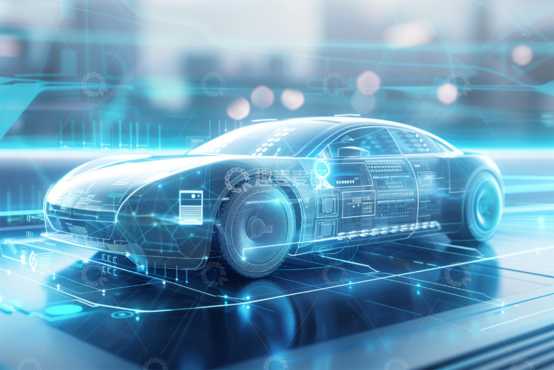 高清大图下载【趣麦麦图】未来科技感新能源汽车