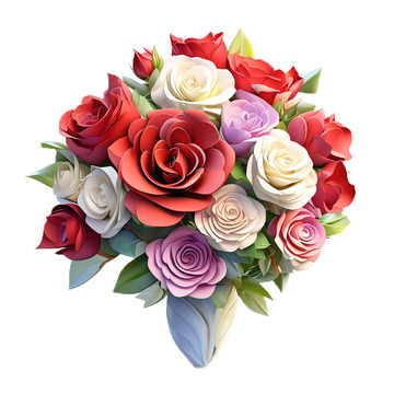 花束欧式华丽3D3