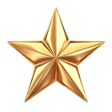 黄金星星3D模型