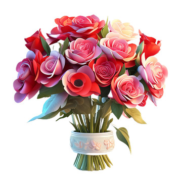 花束欧式华丽3D2