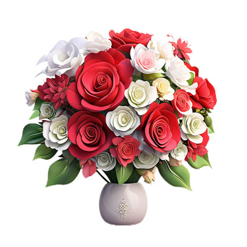 花束欧式华丽3D1