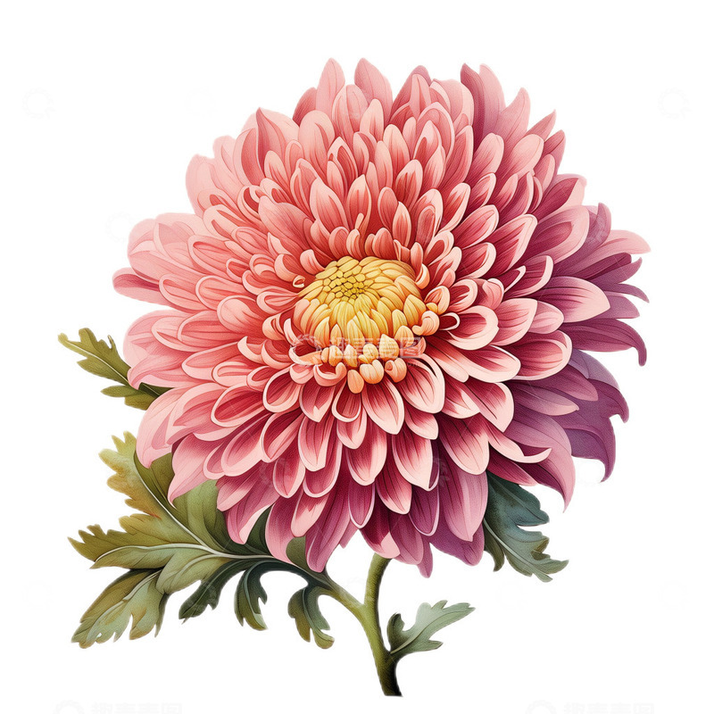 高清大图下载【趣麦麦图】菊花中国风工笔4