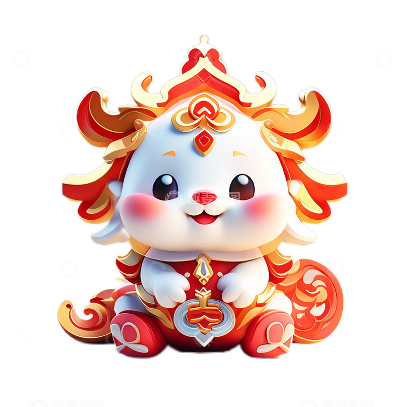 高清大图下载【趣麦麦图】吉祥物可爱喜庆3D2