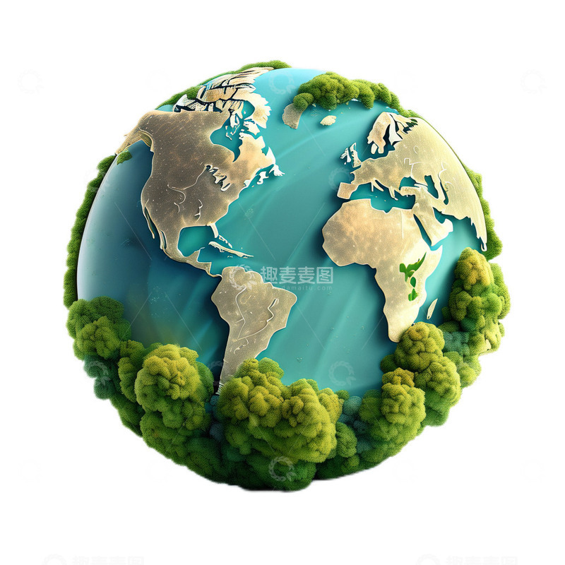 地球环保立体