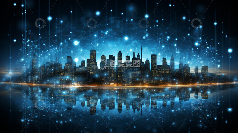 高清大图下载【趣麦麦图】高科技城市建筑未来
