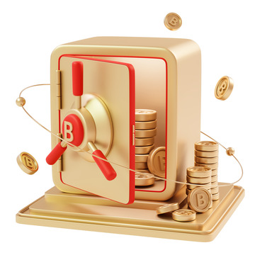 3D立体金属金融保险箱模型